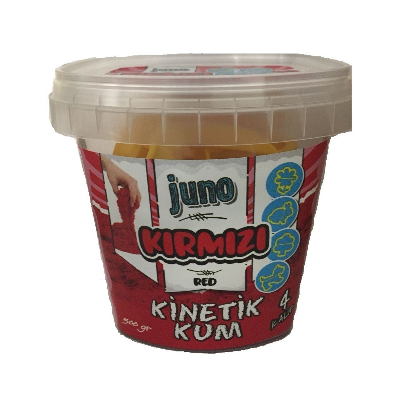 Juno Kinetik Kum Kırmızı 500 GR