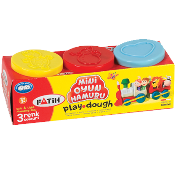 Fatih Oyun Hamuru Mini 3 Renk