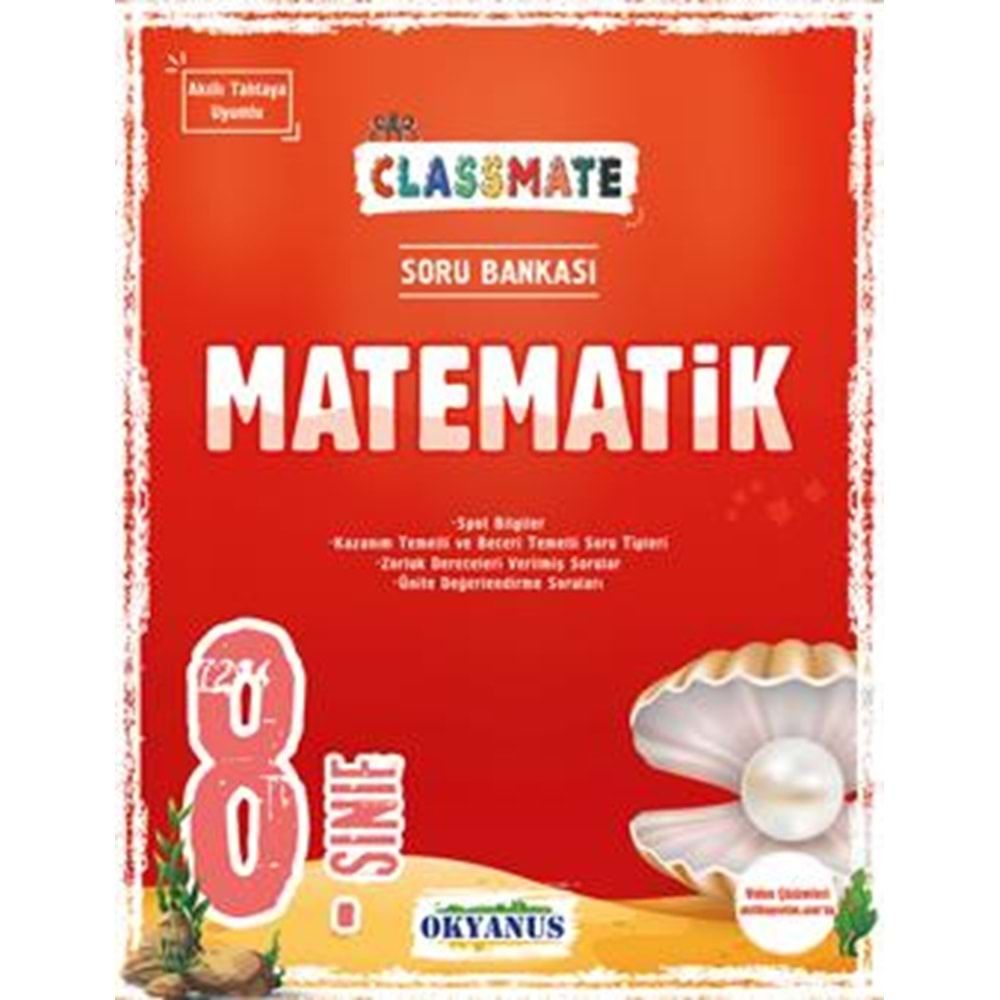 LGS 8. Sınıf Classmate Matematik Soru Bankası Okyanus Yayıncılık