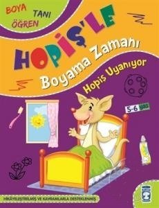 Boyama Zamanı - Hopiş Uyanıyor 5-6 Yaş Boyama Kitabı
