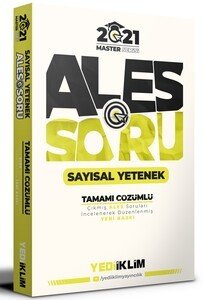 Yediiklim Yayınları 2021 master serisi ales sayısal yetenek tamamı çözümlü soru bankası