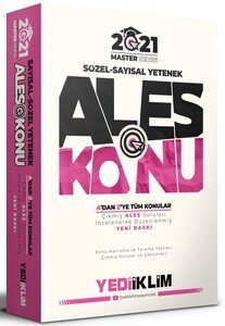 Yediiklim Yayınları 2021 Master Serisi Ales Sayısal Sözel Yetenek Konu Anlatımı