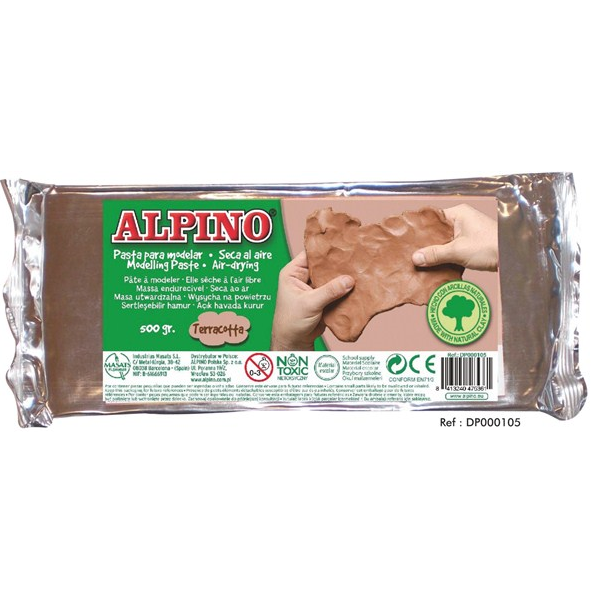 Alpino Seramik Kil Hamuru 500 Gr Kahverengi