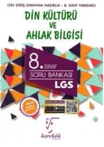 8. Sınıf LGS Din Kültürü ve Ahlak Bilgisi Soru Bankası Karekök Yayınları