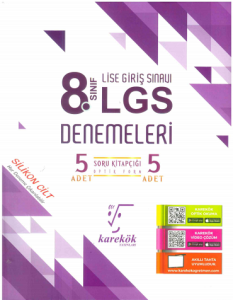 8. Sınıf LGS 5 li Denemeleri Karekök Yayınları