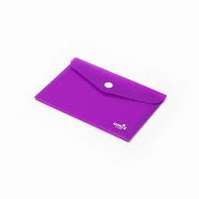 Umix Çıtçıtlı Zarf Dosya A4 Neon Mor