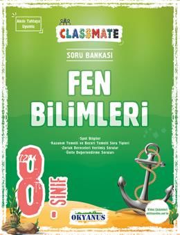 8. Sınıf Classmate Fen Bilimleri Soru Bankası Okyanus Yayınları