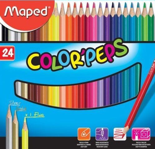 Maped 24lü Color Peps Boya Kalemi