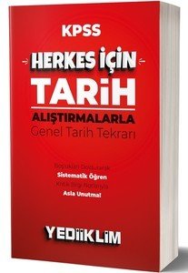 Yediiklim Yayınları 2020 KPSS Herkes İçin Tarih- Alıştırmalarla Genel Tarih Tekrarı