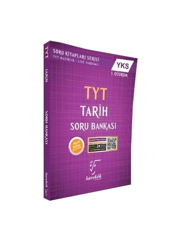 TYT Tarih Soru Bankası Karekök Yayınları