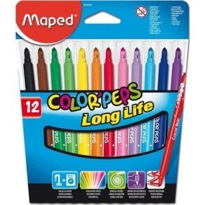 Maped 12li Color Peps Long Life Keçeli Kalem