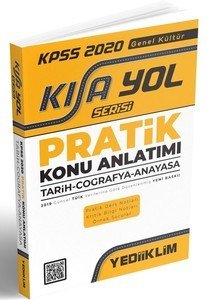 Yediiklim Yayınları 2020 KPSS Kısayol Serisi Genel Kültür Pratik Konu Anlatımı