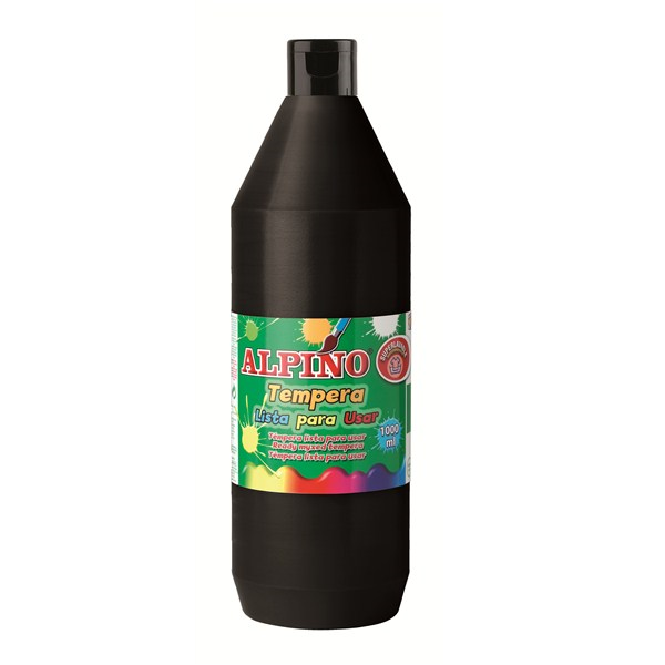 Alpino Sulu Boya Tempera Siyah 500 ML