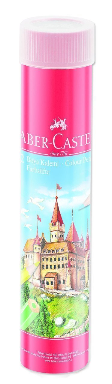 Faber Castell Kuru Boya Kalemi Metal Tüp 12 Renk