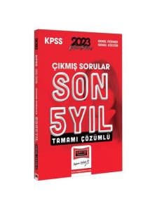 Yargı Yayınları 2023 KPSS Genel Yetenek Genel Kültür Tamamı Çözümlü Son 5 Yıl Çıkmış Sınav Soruları