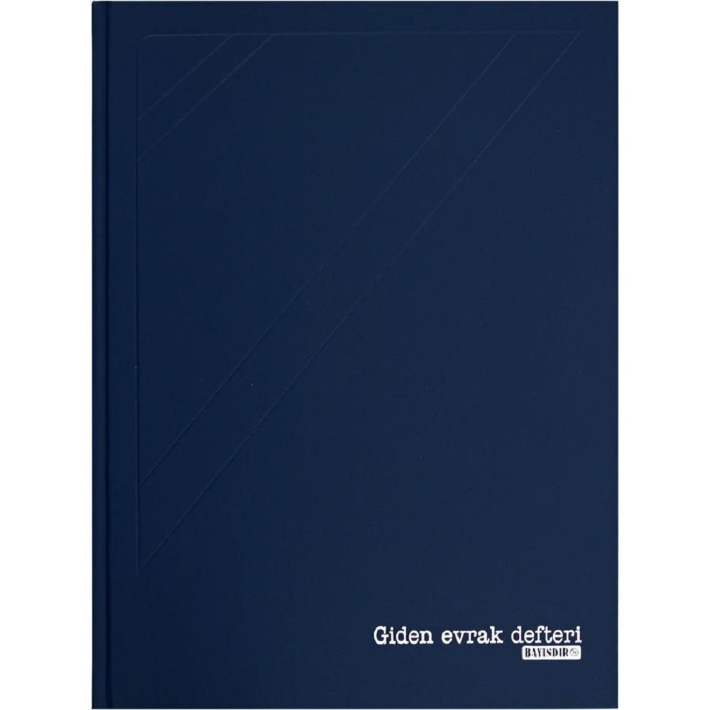 Bayındır Giden Evrak Kayıt Defteri 72 Yaprak 24x34 cm