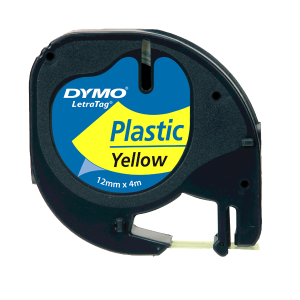 Dymo Letratag Şerit Plastik 12MMx4 MT Sarı