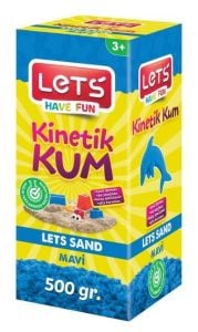 Lets Kinetik Kum 500 Gr Mavi