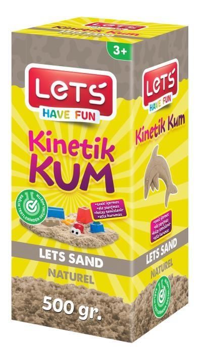Lets Kinetik Kum 500 Gr Naturel