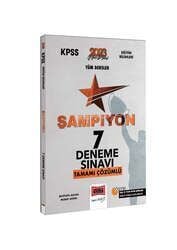 Yargı Yayınları 2023 KPSS Eğitim Bilimleri Tüm Dersler Tamamı Çözümlü Şampiyon 7 Deneme