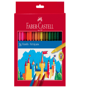 Faber Castell UniColor Keçeli Kalem 36 Renk