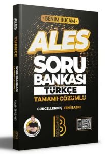 Benim Hocam Yayınları 2023 ALES Türkçe Tamamı Çözümlü Soru Bankası
