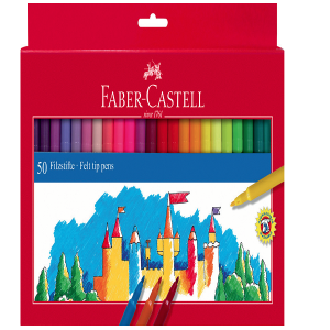 Faber Castell UniColor Keçeli Kalem 50 Renk