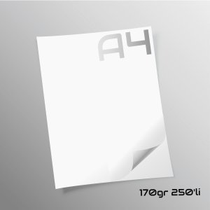 Paper-Tailor Gramajlı A4 Fotokopi Kağıdı 170 gr. 250'li