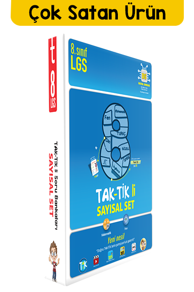 Tonguç 8. Sınıf Taktikli Sayısal Set