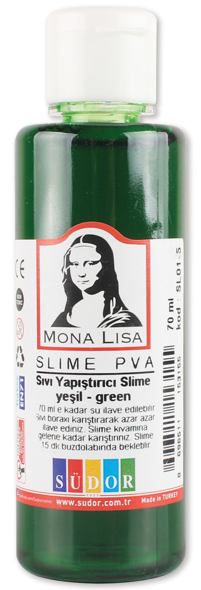 Südor Sıvı Yapıştırıcı Slime 70 Ml Yeşil