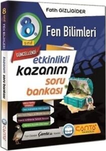 Çanta Yayınları 8. Sınıf Fen Bilimleri Etkinlikli Kazanım Soru Bankası