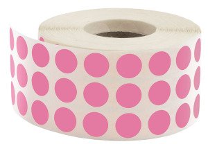 Tanex Pembe Nokta Etiketi 10 MM 5000'li