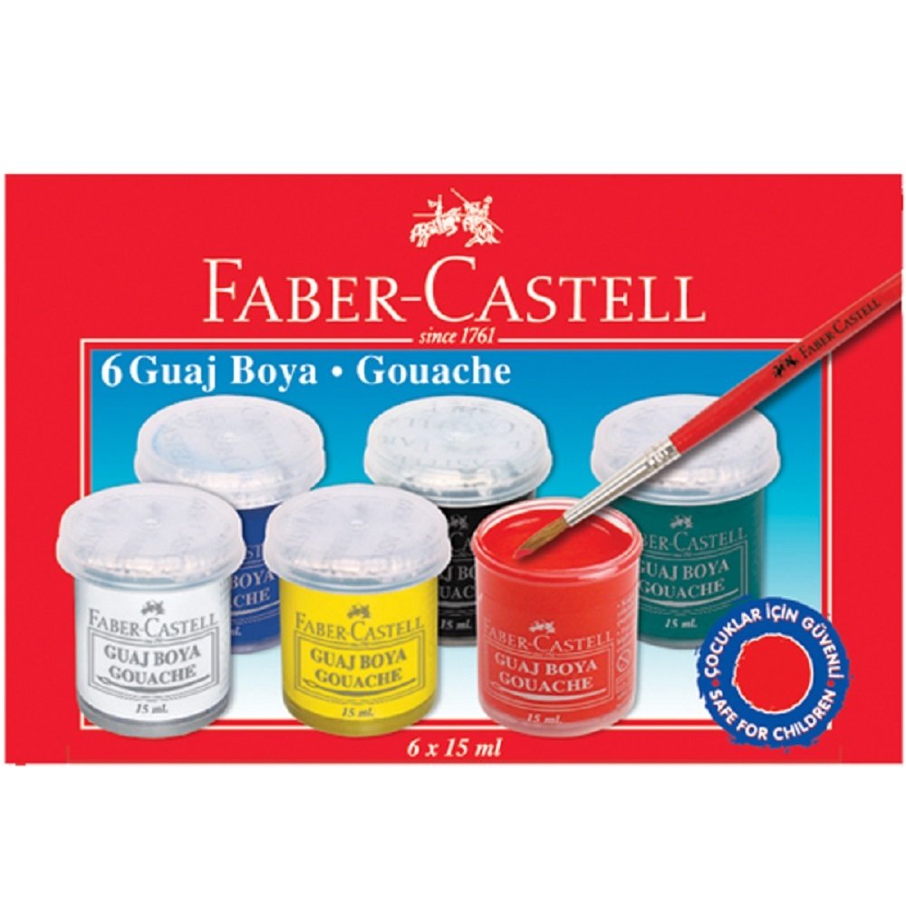 Faber Castell Guaj Boya 6 Renk