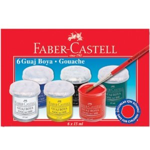 Faber Castell Guaj Boya 6 Renk