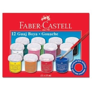 Faber Castell Guaj Boya 12 Renk
