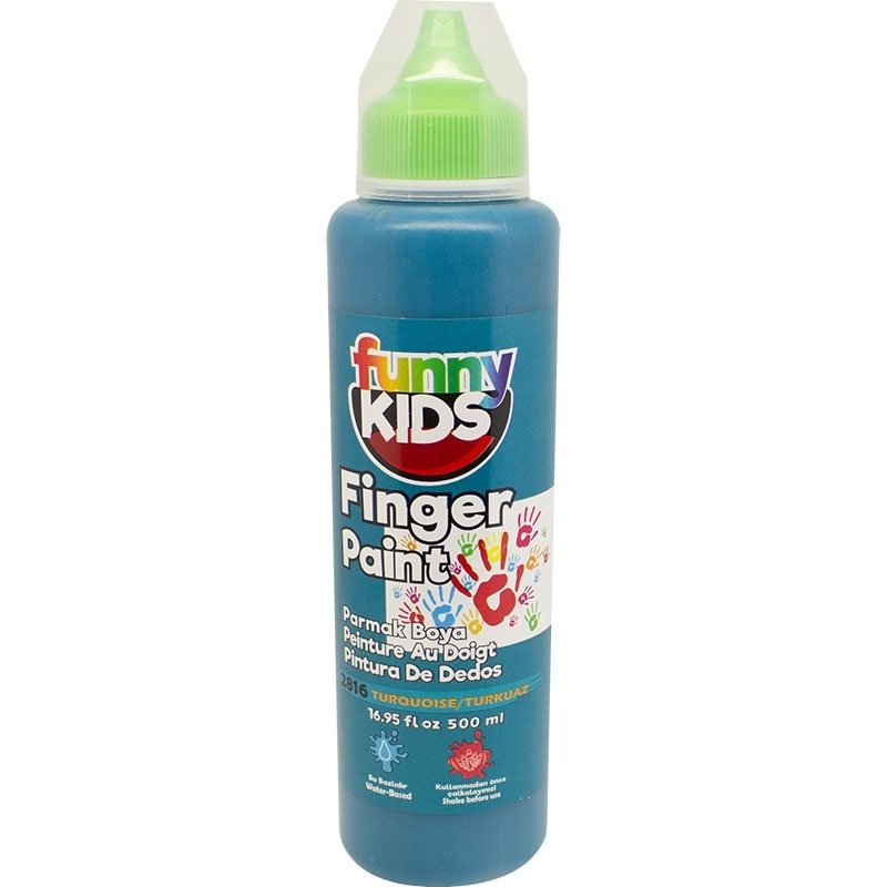 Funny Kids Parmak Boyası 500 cc Turkuaz