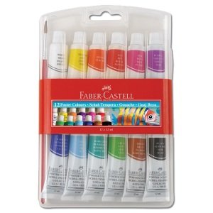 Faber Castell Guaj Boya Tüp 12 Renk