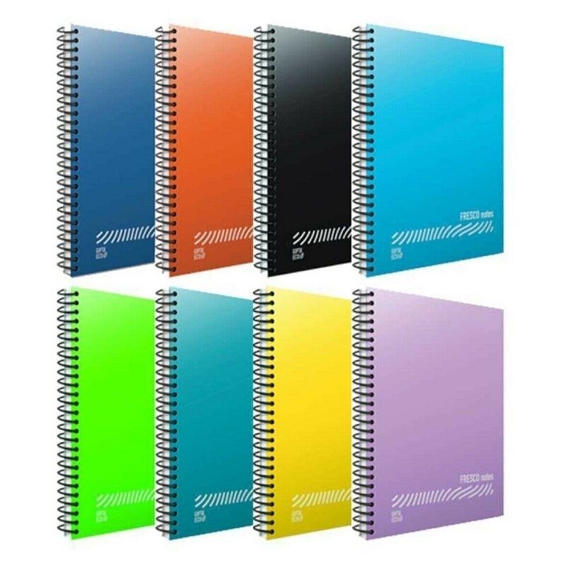 Gıpta Fresco Spiralli Pp Kapak Defter A4 80 Yp Çizgisiz