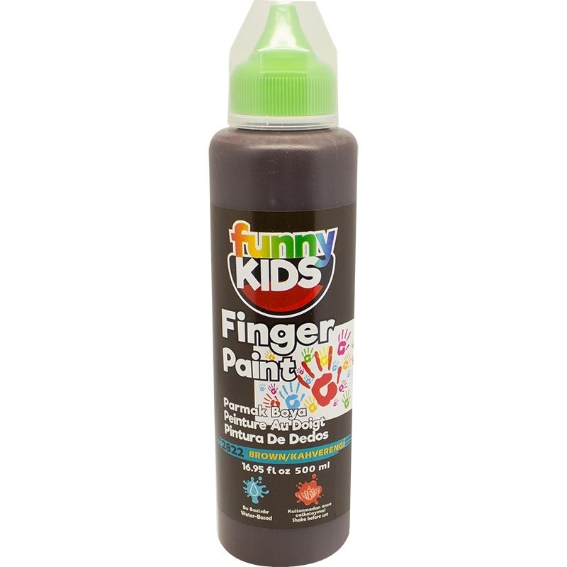 Funny Kids Parmak Boyası 500 cc Kahverengi