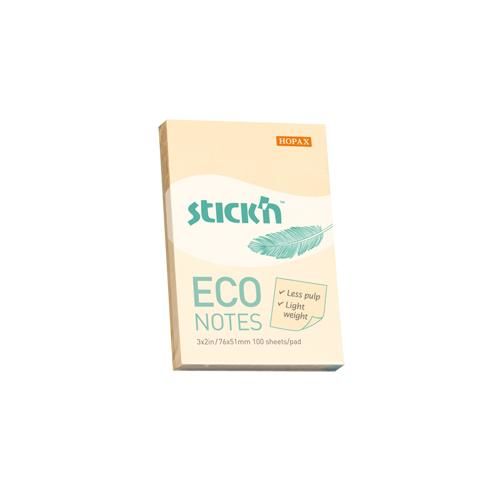 Gıpta Stıckn 76x51 Eco Notes Patel Sarı 100yp