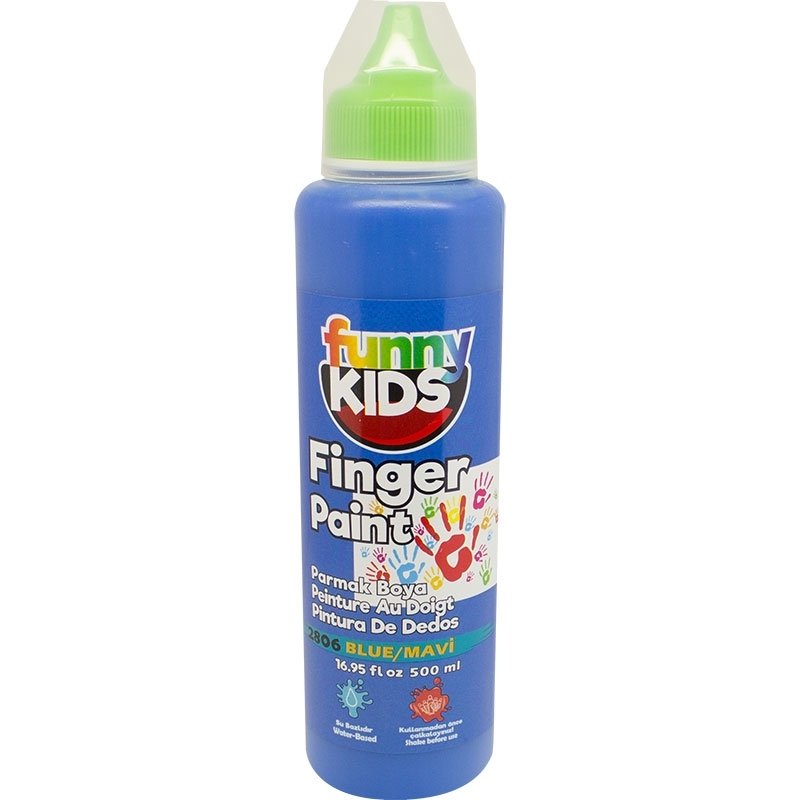 Funny Kids Parmak Boyası 500 cc Mavi