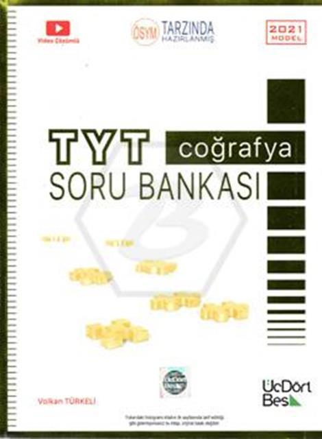 TYT-Coğrafya Soru Bankası 2024-Üç Dört Beş Yayınları