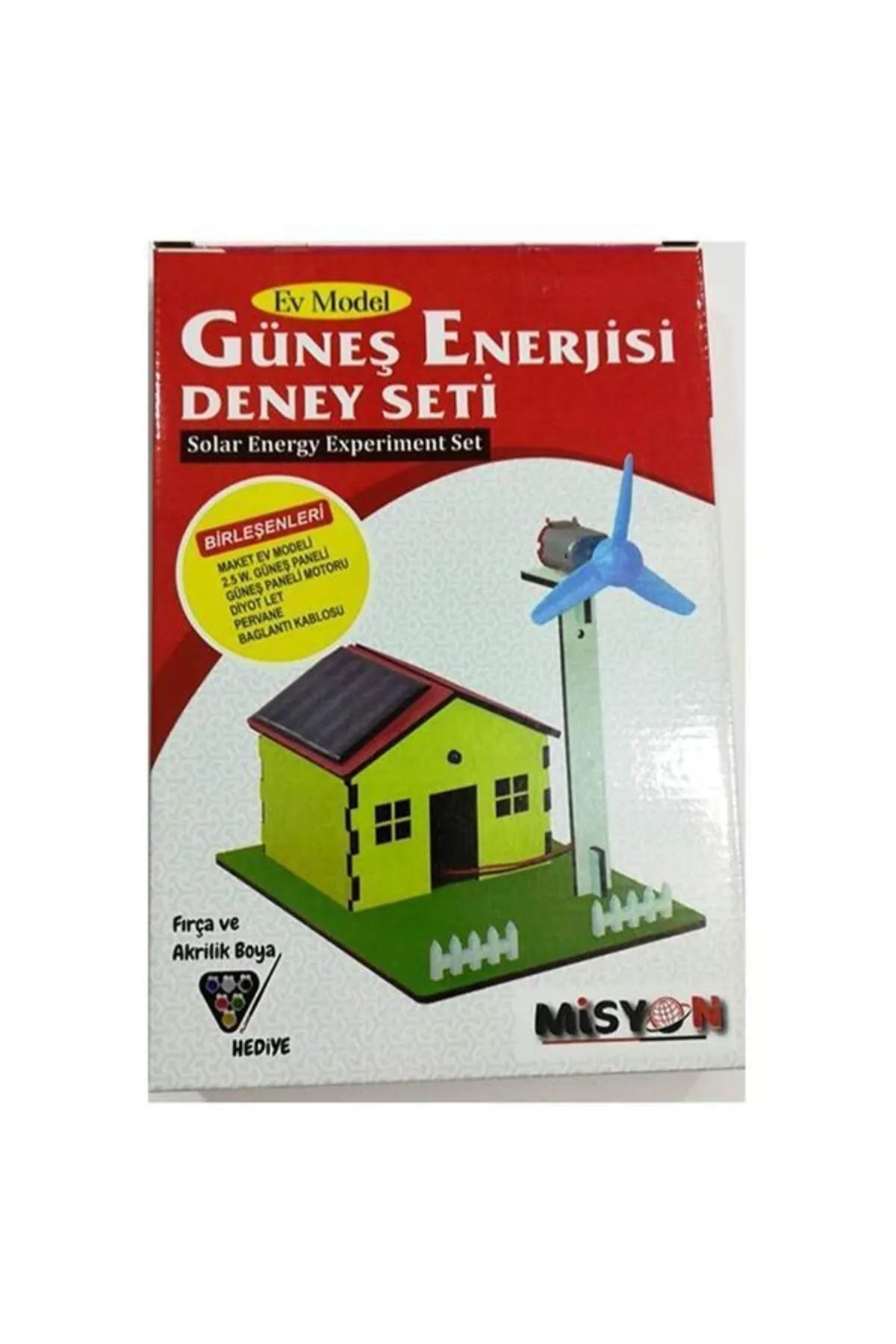 Misyon Güneş Enerjisi Deney Seti Ev Modeli
