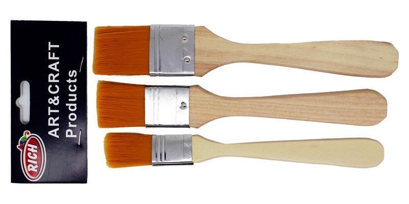 Rich Fırça Ekonomik Set Sarı Kıl 3 Lü