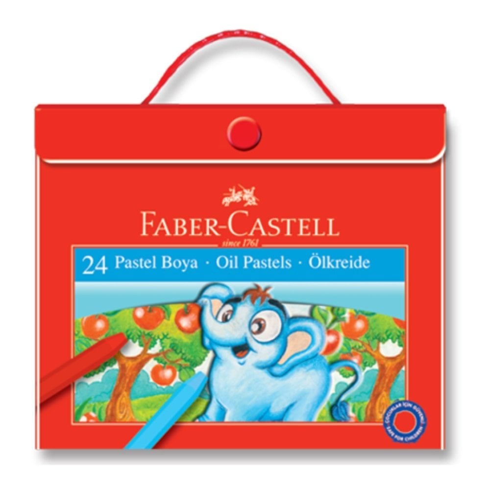 Faber Castell Pastel Boya Plastik Kutu 24 Renk