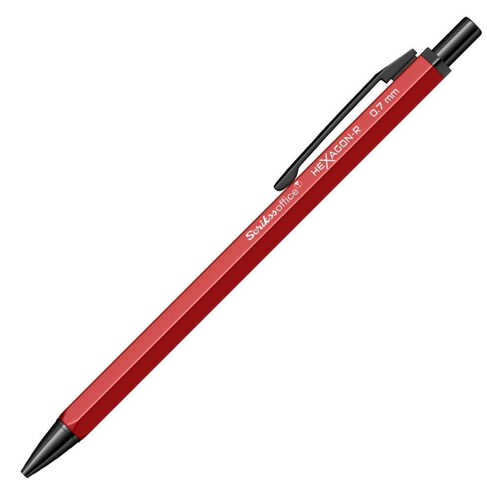 Scrikss Hexagon-R 0.7 mm Kırmızı Versatil Uçlu Kalem