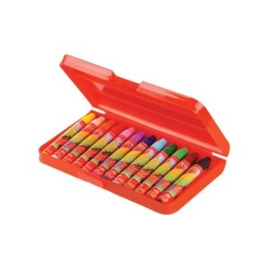 Faber Castell Altıgen Pastel Boya Plastik Kutu 12 Renk