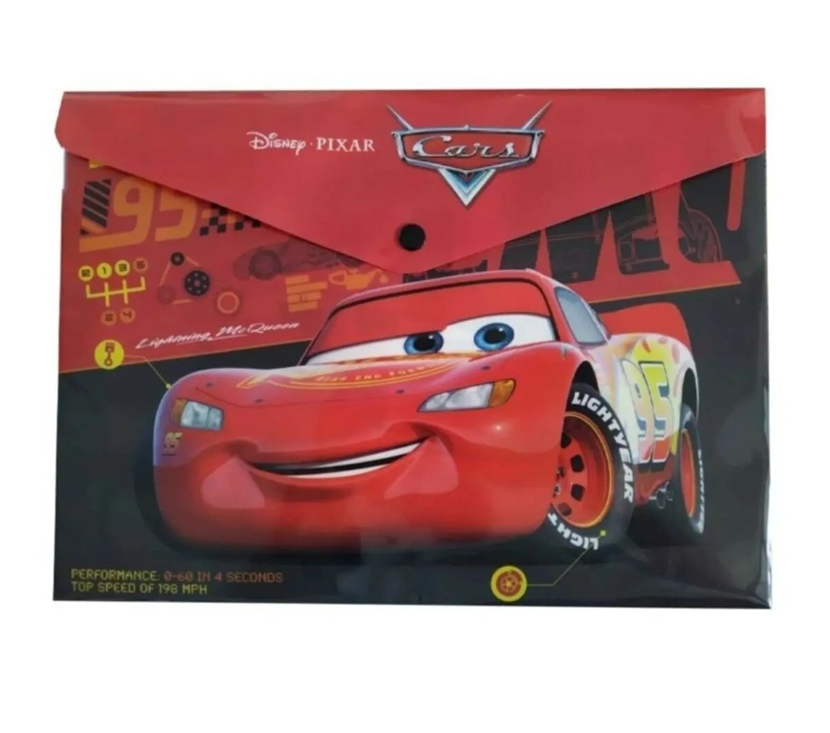 Cars Çıtçıtlı Dosya A4
