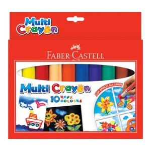 Faber Castell Multi Crayon Pastel Boya 10 Renk