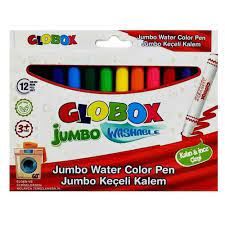 Globox Keçeli Kalem Jumbo Yıkanabilir 12'li